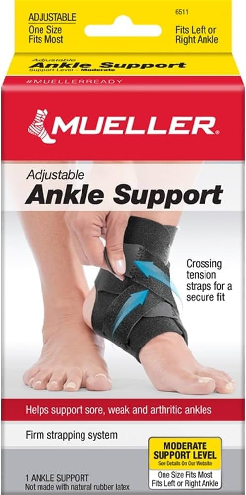Ankle Mueller Stabilizer Adjustable For Foot, 1 Ea